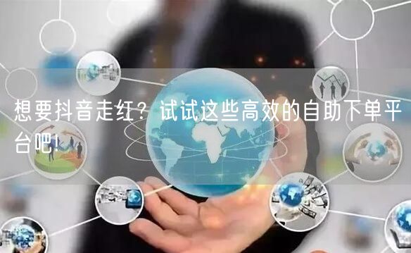 想要抖音走红？试试这些高效的自助下单平台吧!