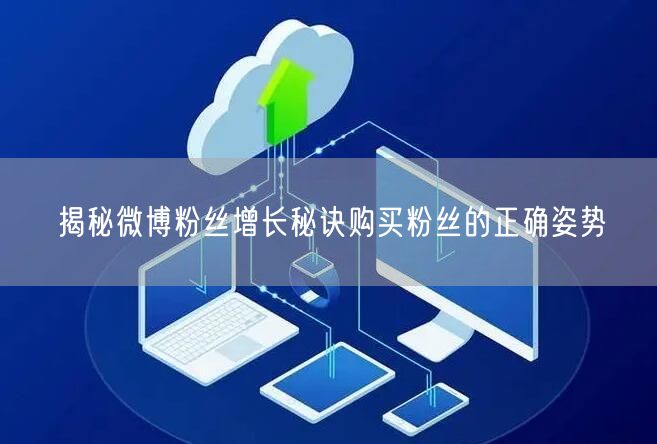 揭秘微博粉丝增长秘诀购买粉丝的正确姿势